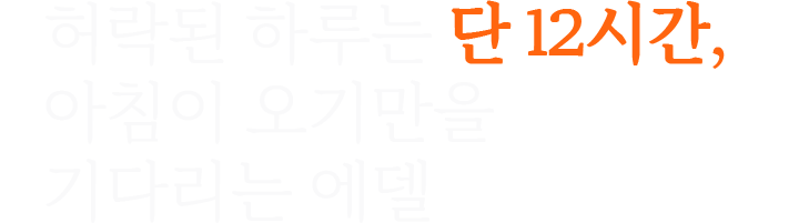 허락된 하루는 단 12시간, 아침이 오기만을 기다리는 에델